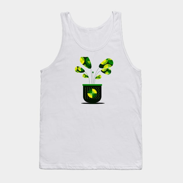 Flower on pot Tank Top by zlam